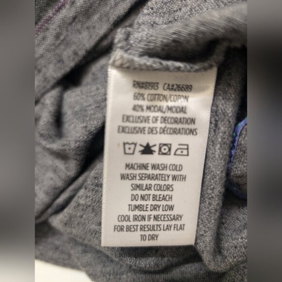 Robert Graham Gray Polo Shirt with Floral Accent XL - Picture 9 of 12